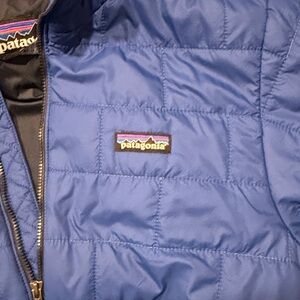 Patagonia Vibrant Nano Fleece Blue Quilted Jacket